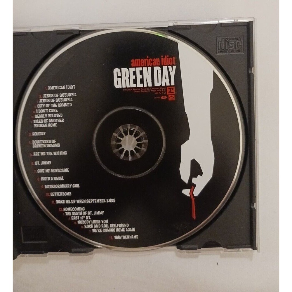 GREEN DAY CD American Idiot Rated R not CLEAN 2004 PUNK Retro Alternative w CASE